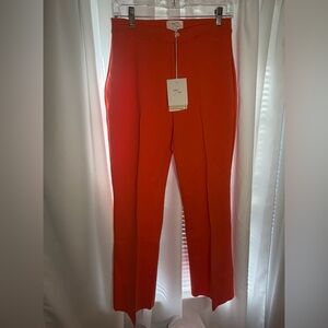 NWT GREY/VEN Porterfield Kick Flare Pants in Orange Crush size M